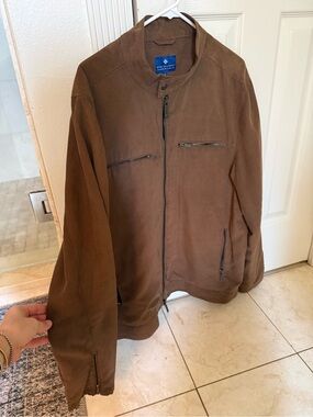 Ryan Seacrest Distinction | suede jacket